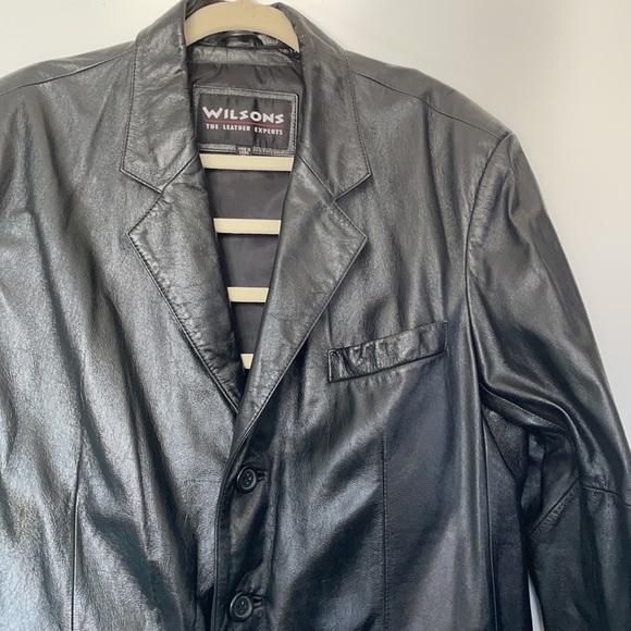 Black men Wilson’s leather jacket - Picture 5 of 11